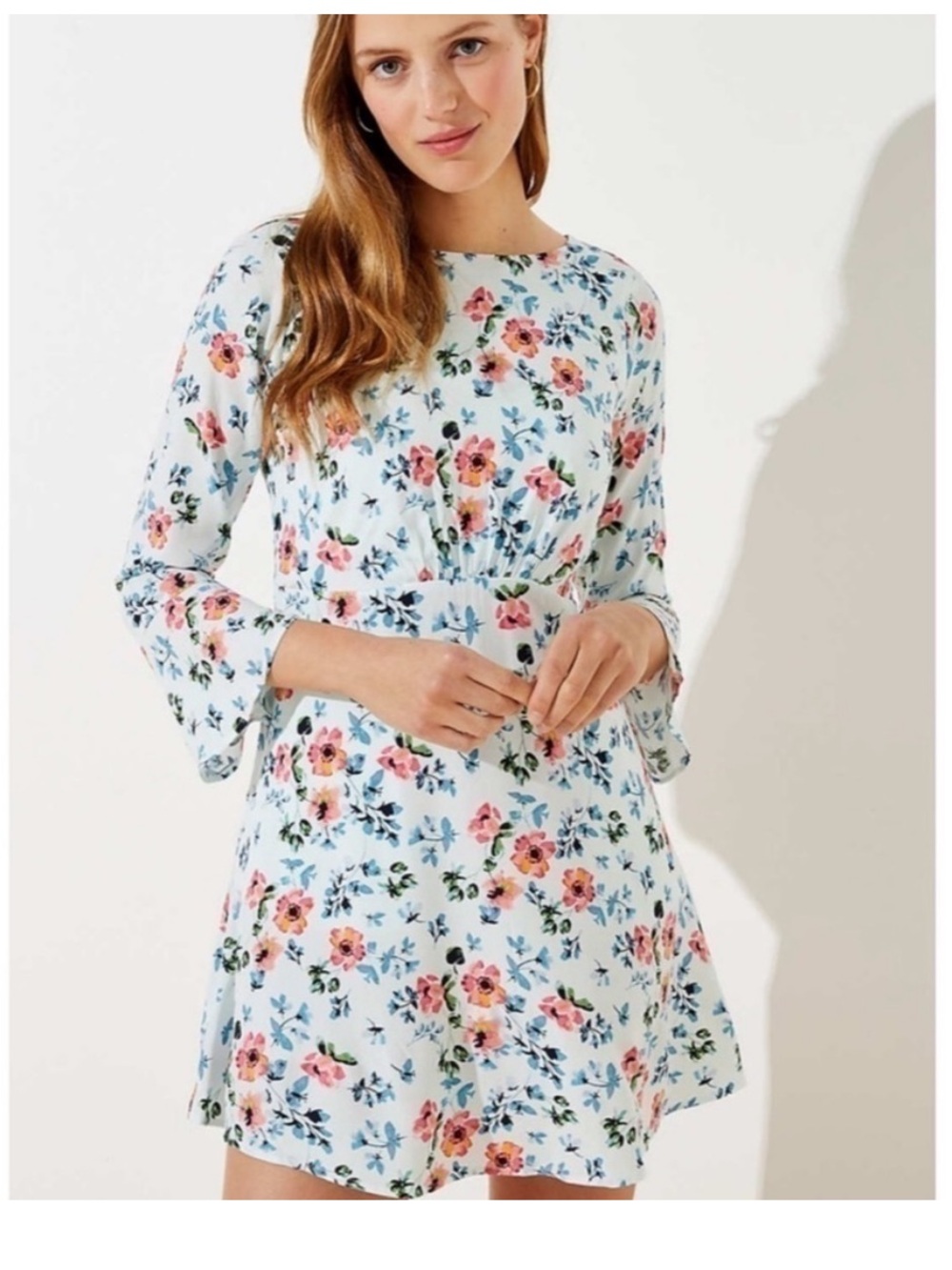 NWT LOFT Petites Floral Mini Dress